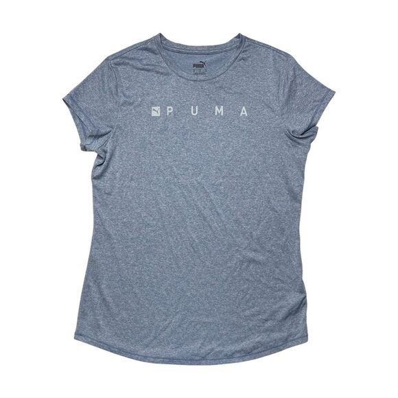 Puma Women’s Performance Logo T-Shirt | Size Medium - Picture 2 of 3